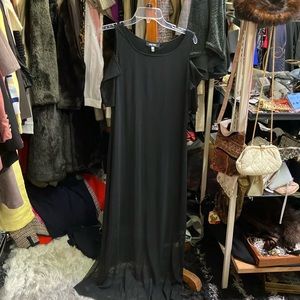 Nine West off sleeve long dress